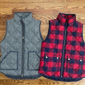 Two jcrew vests